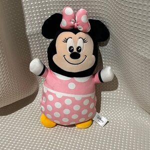 Disney Squishmallows HugMees Minnie Mouse Pink and Black Plush 10”